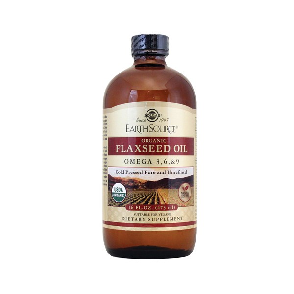Earth Source Organic Flaxseed Oil 16 fl oz Liquid - SFFC | Sun Fine ...